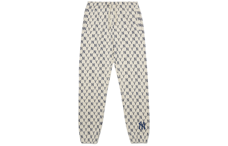 MLB MLB Monogram MLB Basic Logo Knitted Sweatpants Unisex Cream