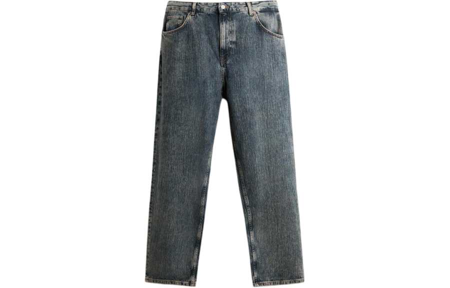 ZARA Jeans Men's Blue Moderate Wide Leg Pants