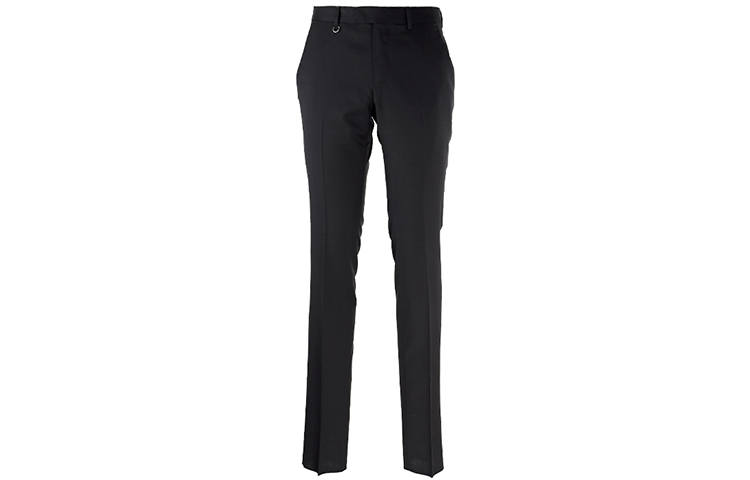 Ermenegildo Zegna Casual Pants Men's Black Moderate Slim Fit Pants