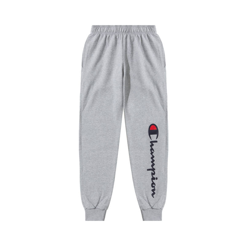 Champion Men's Athletics Collection, Print Logo Elastic Waistband With Foot Pocket, Casual Fleece Lined