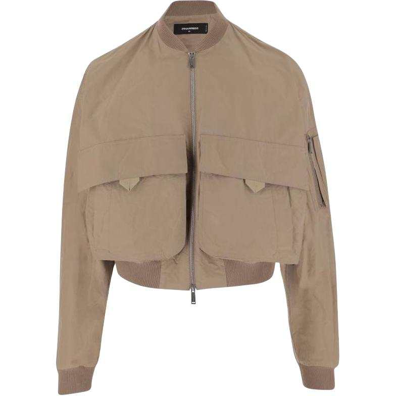 DSQUARED 2 Dsquared2 Logo Printed Bomber Jacket