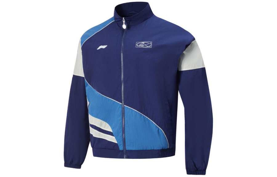 Li-Ning Li Ning Table Tennis Collection Trench Coat Unisex Image Blue