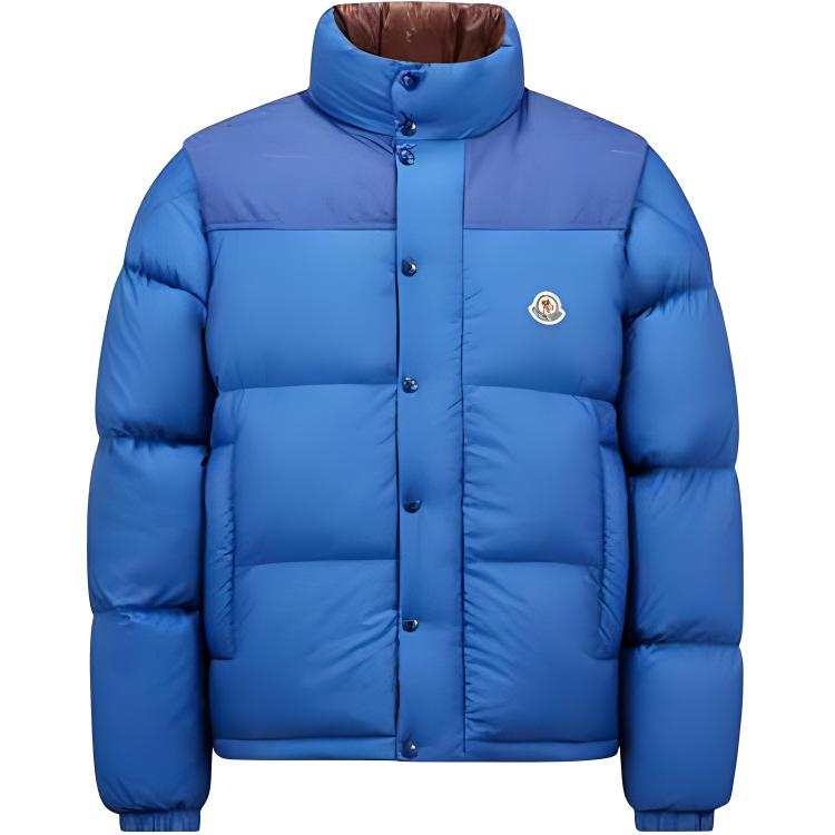 Moncler Verone Down Jacket Unisex Blue/Brown