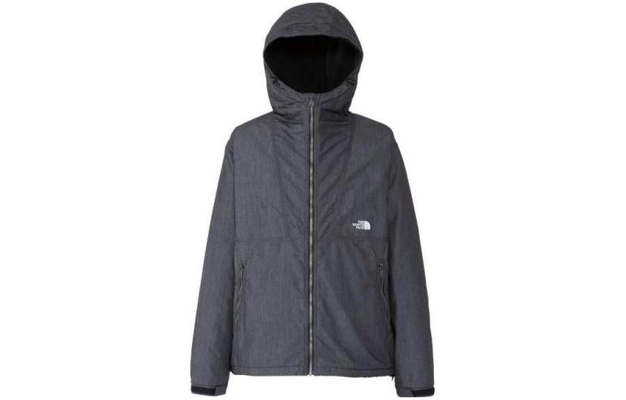 THE NORTH FACE Nylon Denim Compact Nomad Jacket Jackets & Coats Men's Black Denim