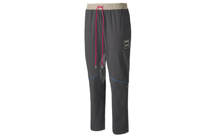 PUMA X RHUDE Puma X RHUDE Casual Pants Men's Black Gray Moderate Slim Fit Pants