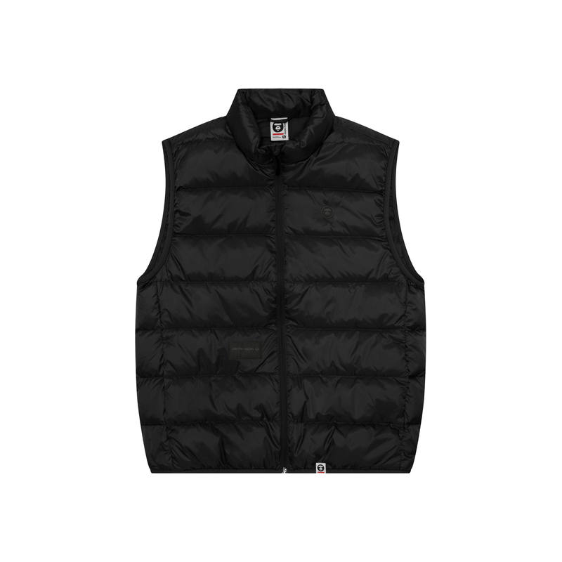 Aape By *A Bathing APE® Quilted Logo plaque Gilet