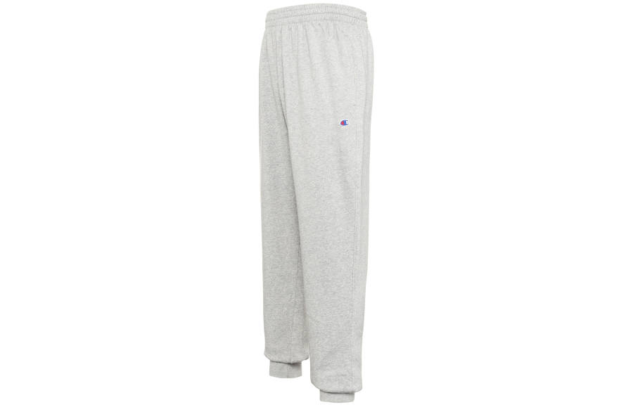 Champion FW21 Champion Small Logo Solid Color Fleece Lined Sweatpants US Version Men's Gray