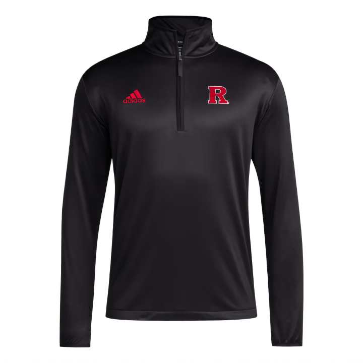 Adidas Adidas Free Shipping With AdiClub Rutgers Scarlet Knights Long Sleeve 1/4-Zip Knit Jacket