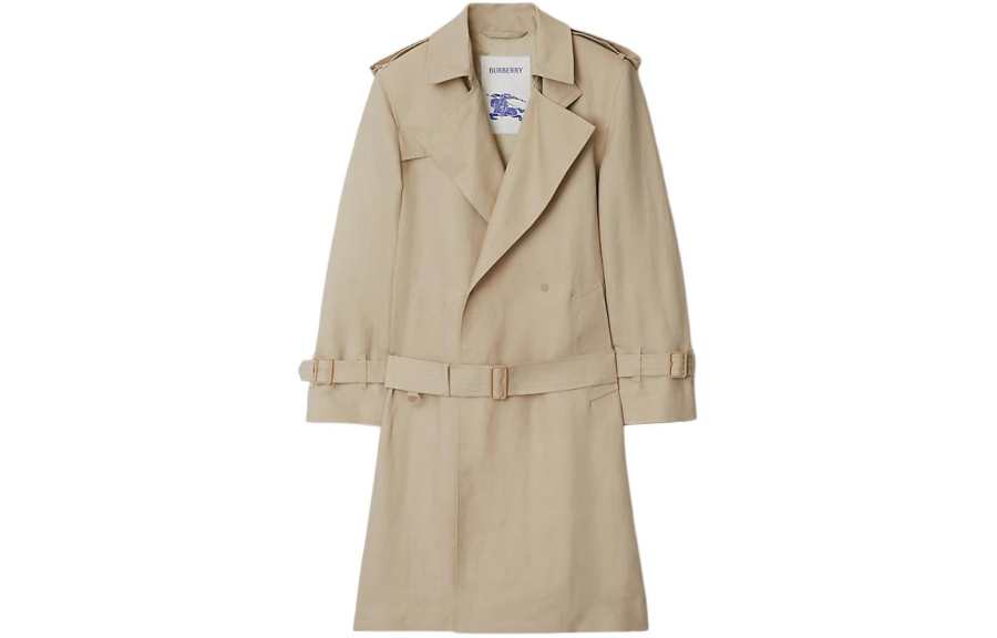 Burberry belted-waist trench coat