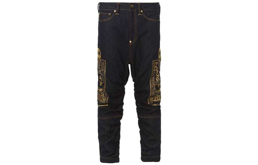 EVISU EVISU Jeans Men's Blue Moderate Straight Fit Pants