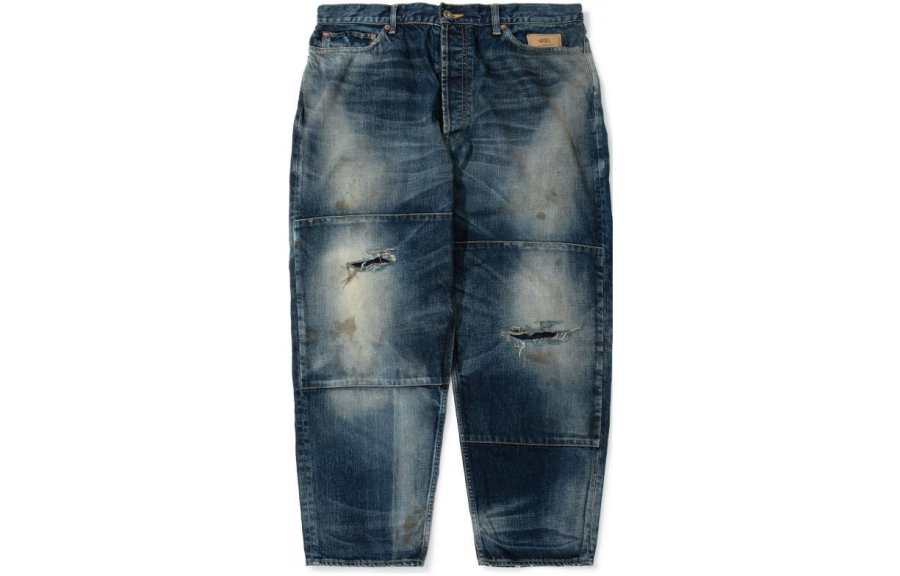 MADNESS MADNESS Jeans Men's Blue Moderate Ripped Pants