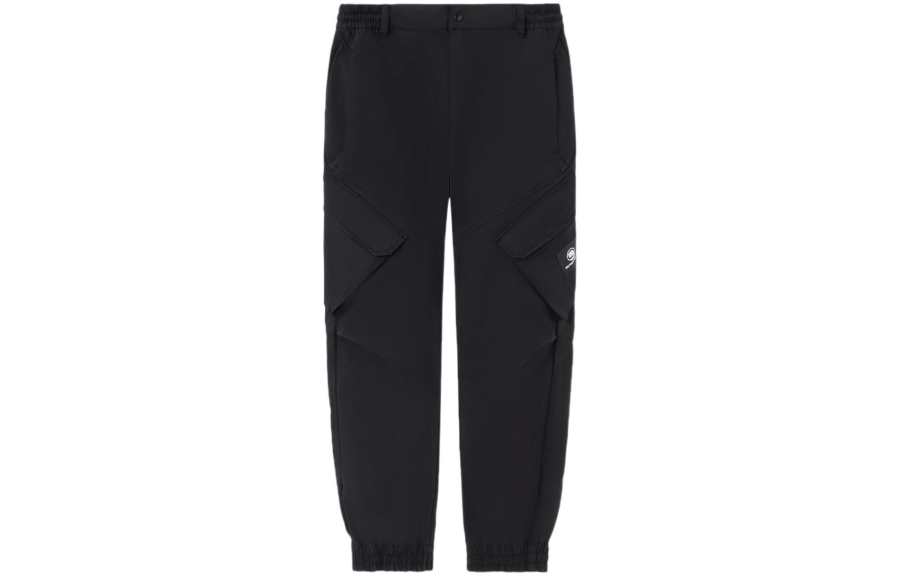 Li-Ning Li Ning BADFIVE Knitted Sweatpants Men's Black Moderate Cuffed Pants