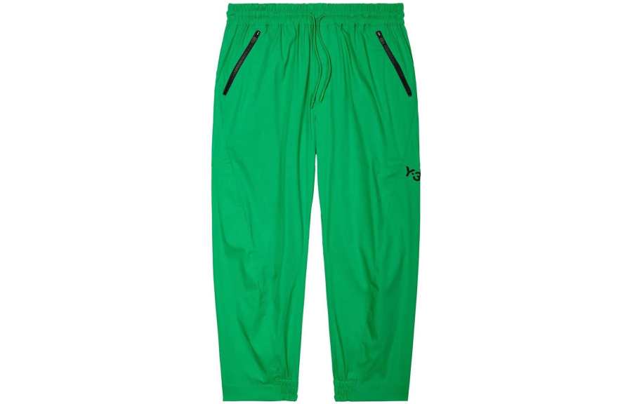 Y-3 Y 3 Knitted Sweatpants Men's Green Moderate Tapered Pants