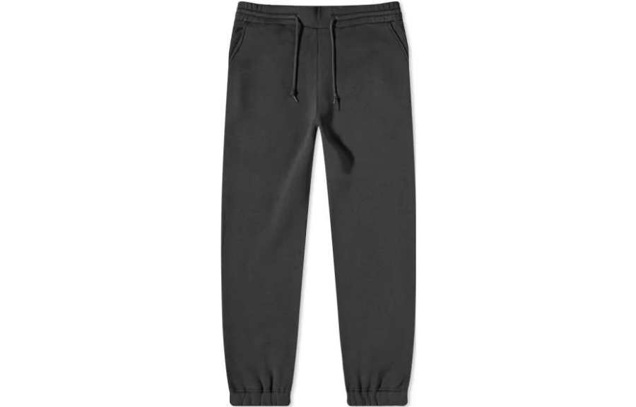 WTAPS WTAPS Knitted Sweatpants Men's Black Moderate Cuffed Pants