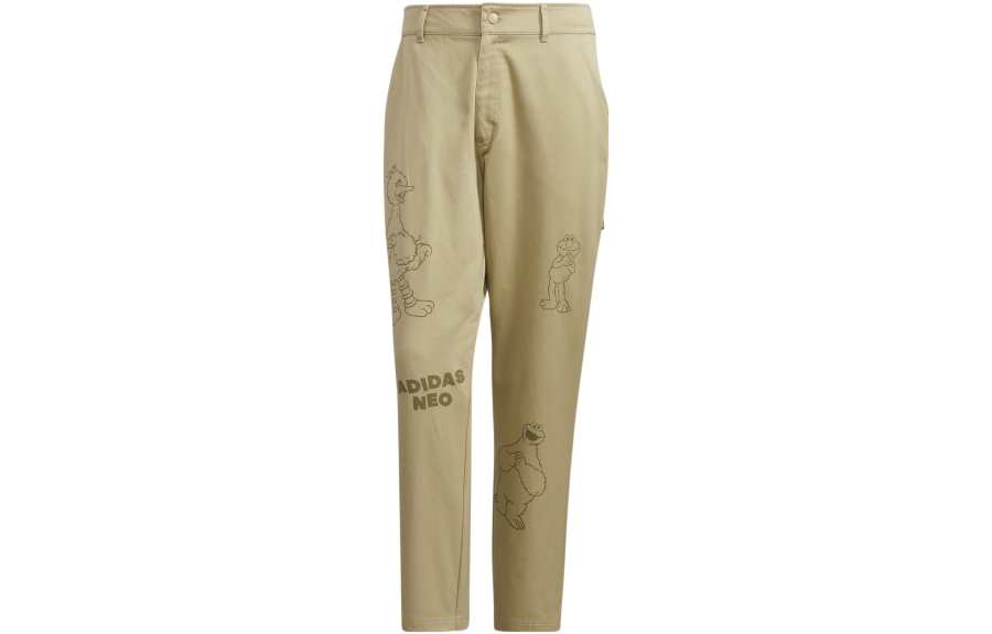 Adidas Neo x SESAME STREET/, Sesame Street Co branded Collection Sweatpants Men's Brown