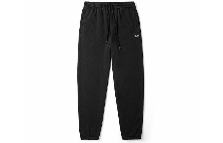 Vans Vans Knitted Sweatpants Men's Black Moderate Cuffed Pants