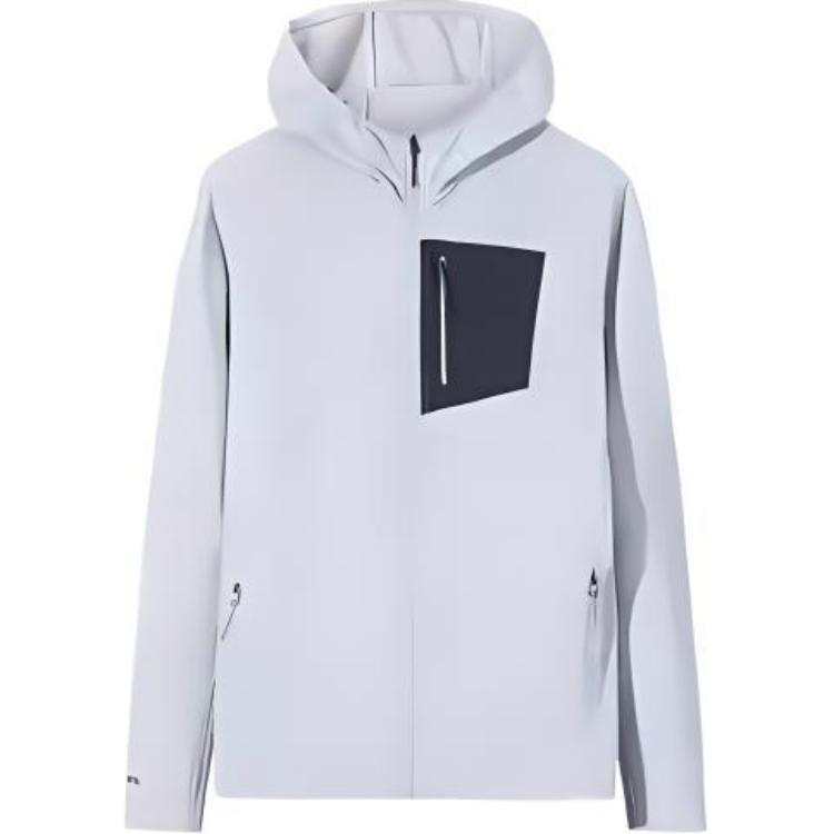 Anta Jackets & Coats Men's Mulberry And Hemp Gray/Castle Gray