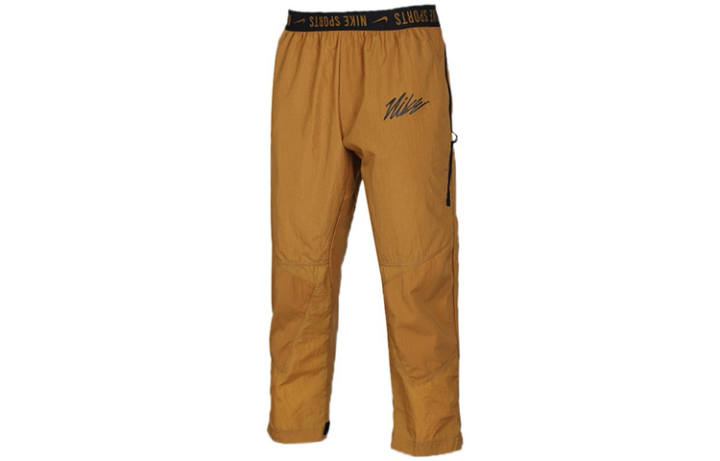 Nike Nike Casual Pants Men's Wheat Yellow Moderate Straight Fit Pants