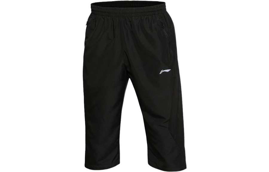 Li-Ning Li Ning Knitted Sweatpants Men's Black