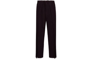 Homme Plissé Issey Miyake Casual Pants Men's Black
