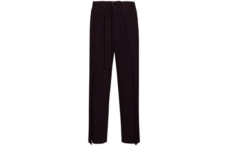 Homme Plissé Issey Miyake Casual Pants Men's Black