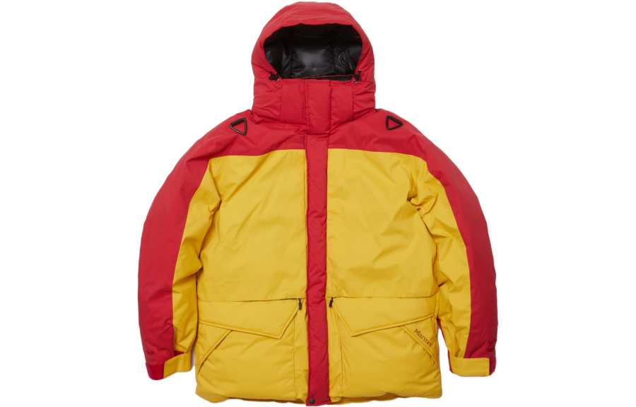 Marmot x BAL FW23 Parka Coat Unisex Red Yellow