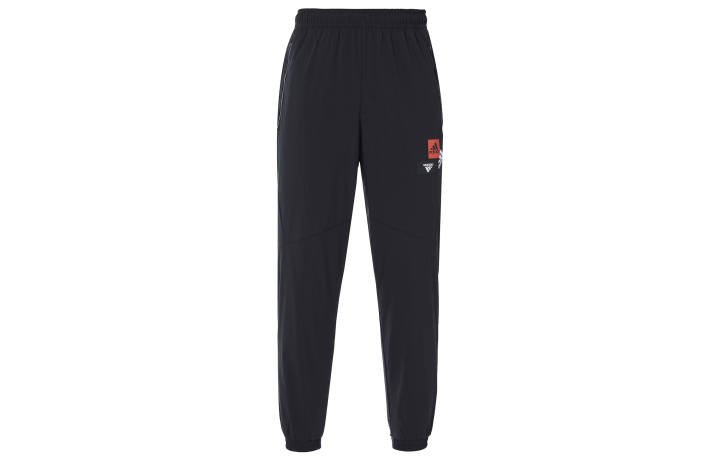 Adidas Adidas Knitted Sweatpants Men's Black Moderate Cuffed Pants