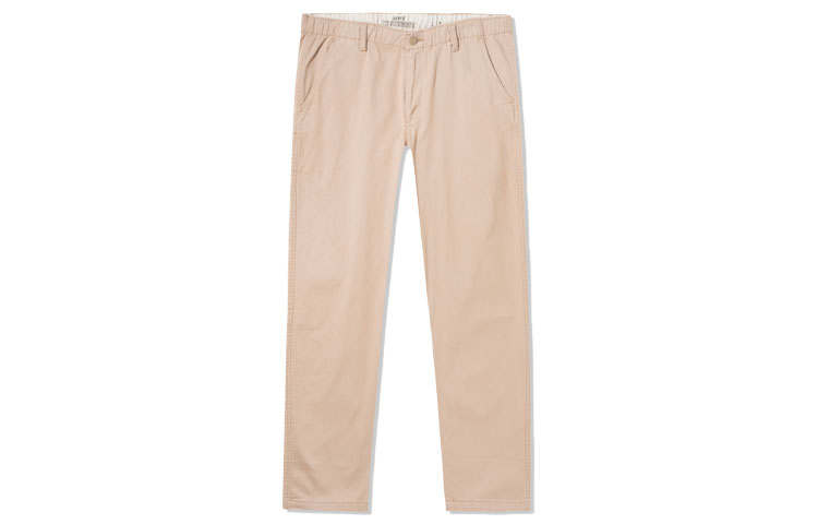 Levis Casual Pants Men's Ecru Moderate Straight Fit Pants