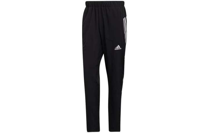 Adidas Adidas Knitted Sweatpants Men's Black Moderate Slim Fit Pants