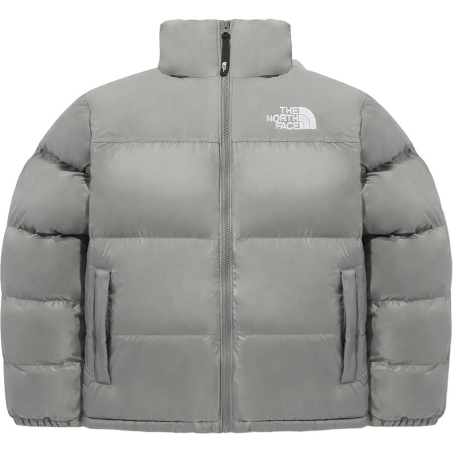 THE NORTH FACE Nuptse FW24 Puffer Jacket Unisex Silver Gray