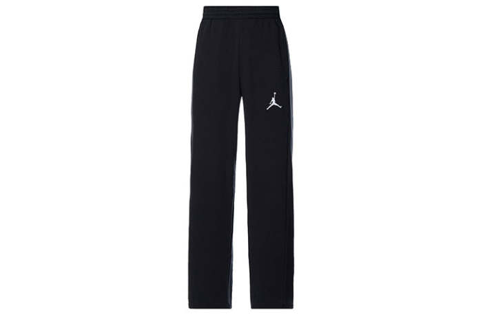 Jordan Jordan Knitted Sweatpants Men's Black Moderate Straight Fit Pants