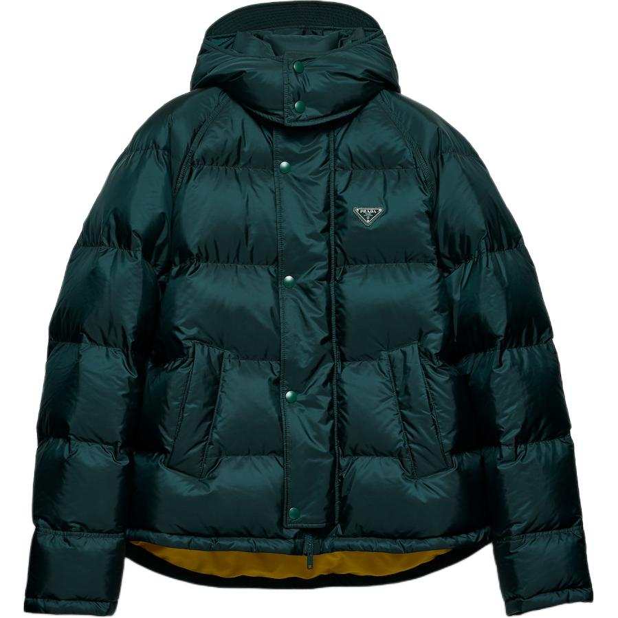 PRADA PRADA Triangle Logo Padded Puffer Jacket
