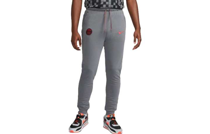 Nike Nike Dri Fit Knitted Sweatpants Men's Gray Moderate Cuffed Pants