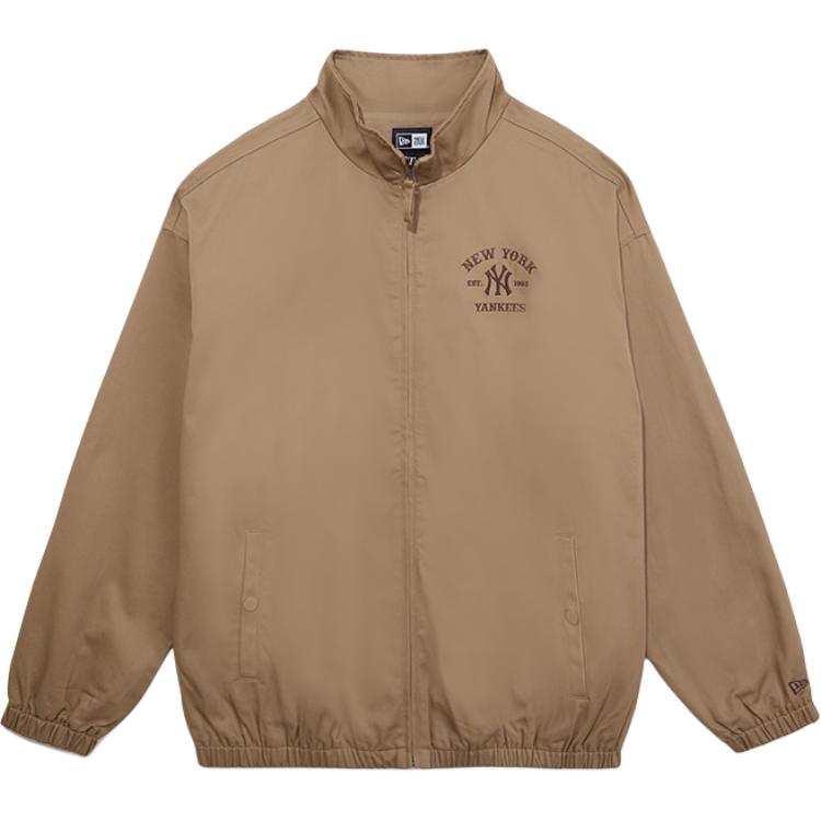 New Era Jackets Unisex Khaki Stand Collar Moderate Workwear