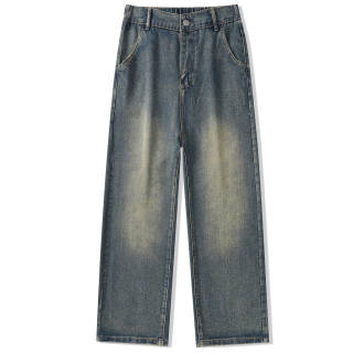 TEN MIRO Jeans Unisex Moderate Straight Fit Pants