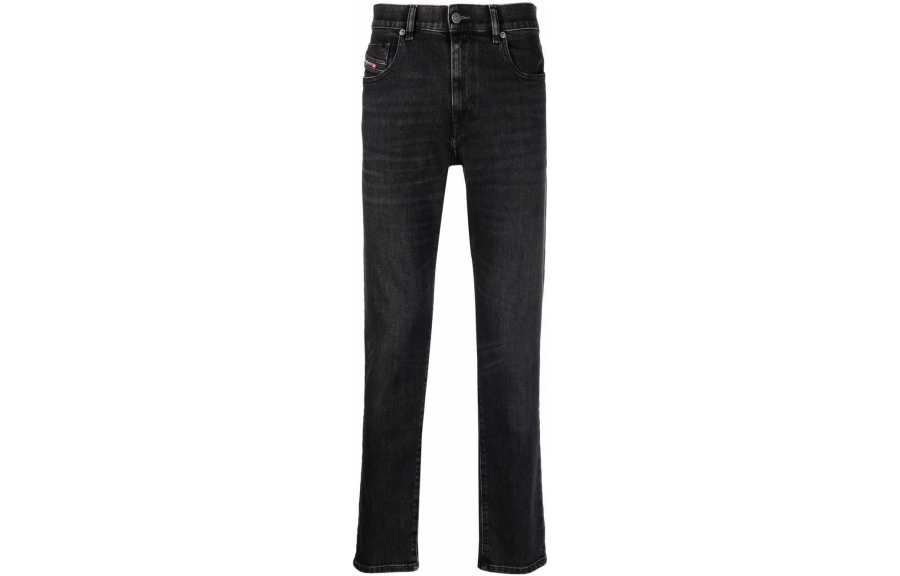 DIESEL Jeans Men's Black Moderate Straight Fit Pants