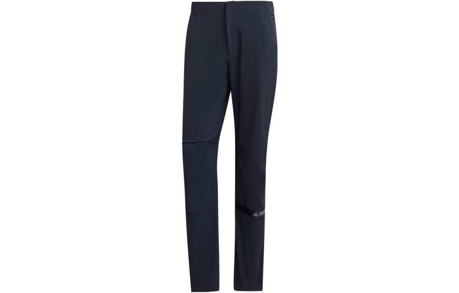 Adidas Adidas Knitted Sweatpants Men's Dark Blue Moderate Straight Fit Pants