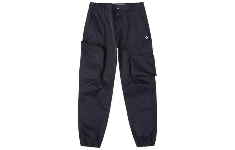 Converse Converse Knitted Sweatpants Men's Black Moderate Cuffed Pants