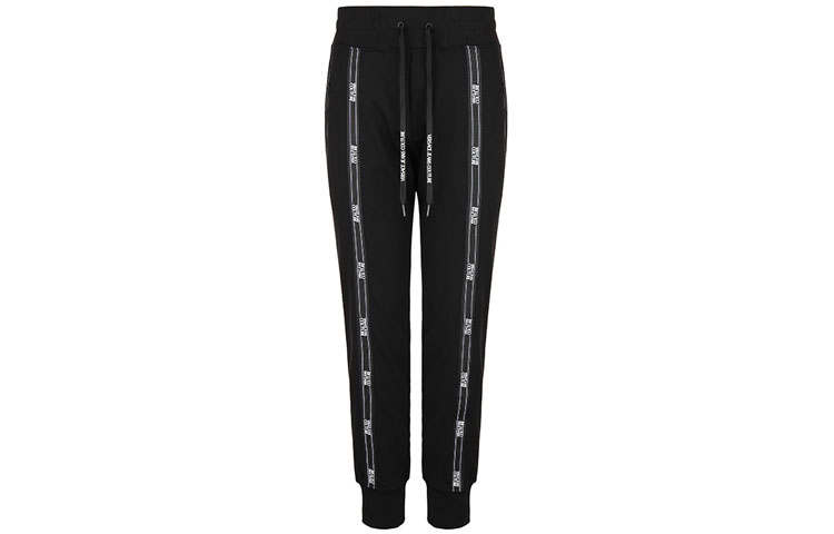 VERSACE JEANS COUTURE Cuffed Pants Sweatpants Men's Black
