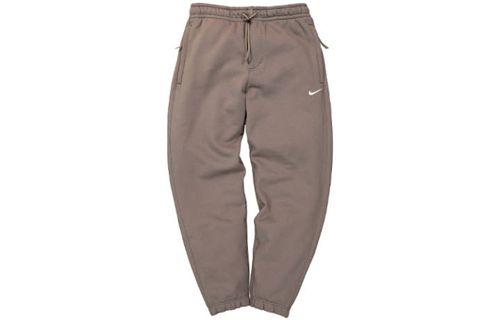 Nike Nike Knitted Sweatpants Men's Light Brown Moderate Cuffed Pants