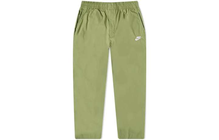 Nike Nike Knitted Sweatpants Men's Matcha Green Moderate Straight Fit Pants