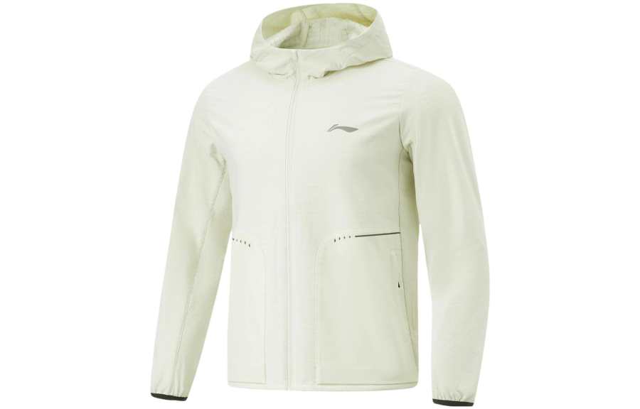 Li-Ning Li Ning Running Collection Trench Coat Men's Light Tea Brown Green