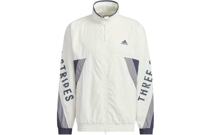 Adidas Adidas WORDING Oversized Fit Jacket Jackets & Coats Unisex Jade White