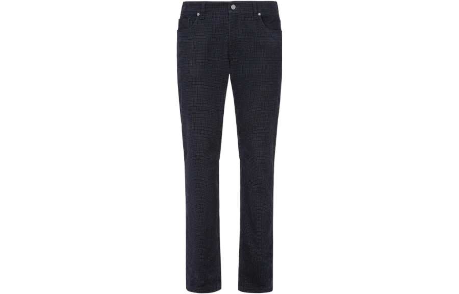 FENDI Jeans Men's Blue Moderate Slim Fit Pants