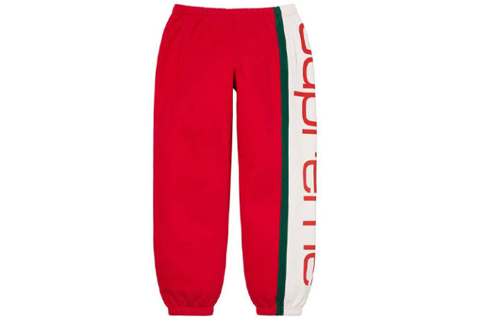 Supreme Supreme big logo paneled track pants