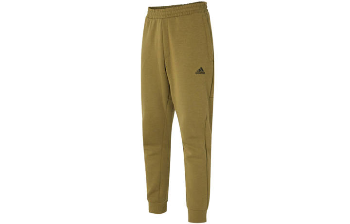 Adidas Adidas Knitted Sweatpants Men's Olive Moderate Skinny Pants