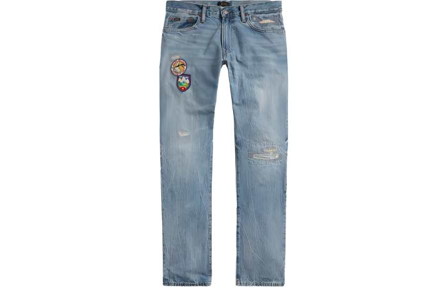 Polo Ralph Lauren FW22 Jeans Slim Fit Straight Leg Men's Blue