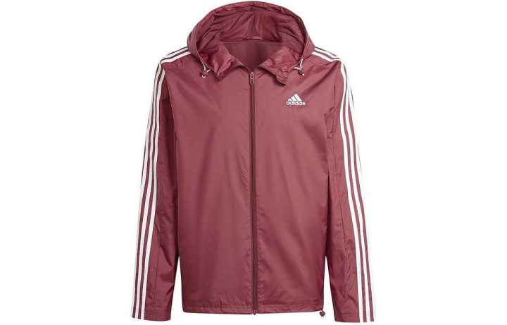 Adidas Adidas Essential3 Stripes Jackets & Coats Men's Dark Red