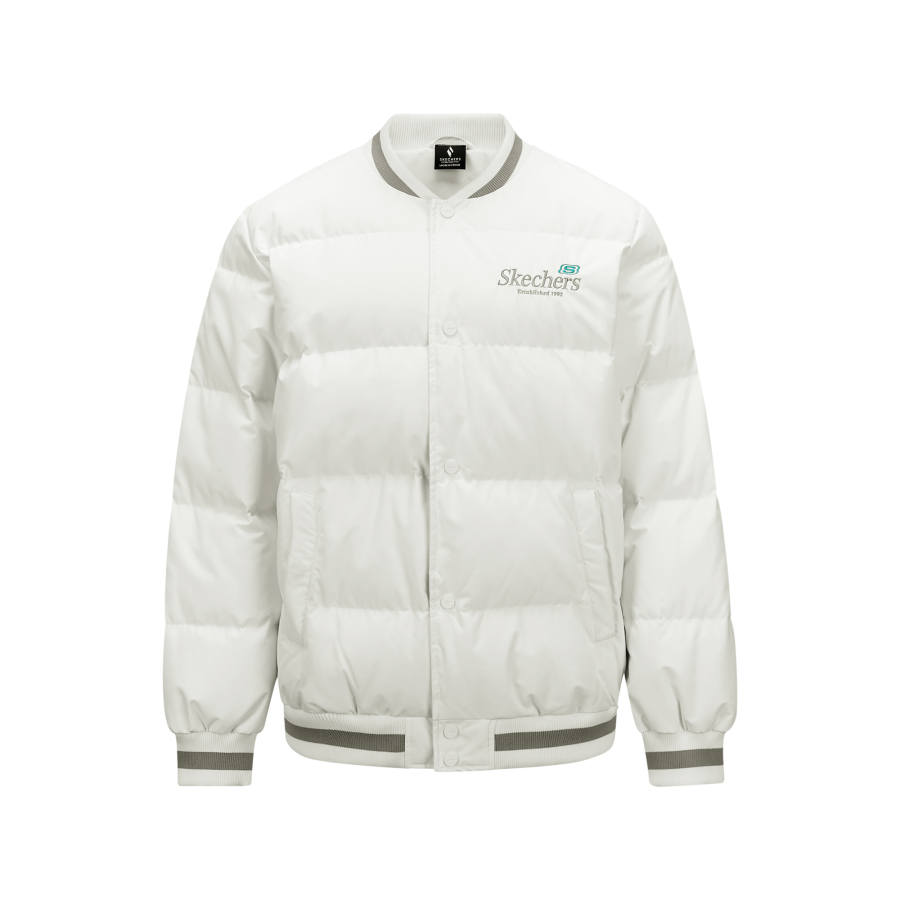 Skechers Sports League Collection Down Jacket Unisex Marshmallow White