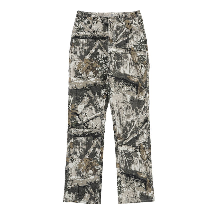 ANYWEARLAB Cargo Pants Unisex Camouflage Gray